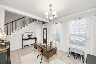 Generously sized study or at home office