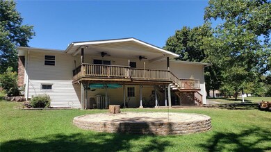 Back of house, potential pool or firepit area