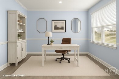 Flex Room can be used as an office.