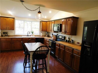 Lovely kitchen with ample storage and a beautiful 