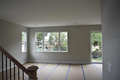 In progress photo of home under construction.