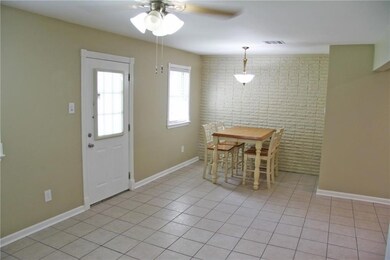Dining/breakfast. area next to kitchen and patio door