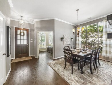 Additional view of the entry, study and dining.