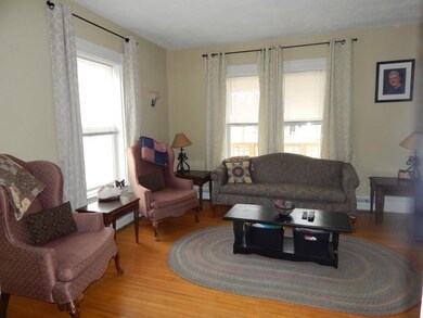 Large living space adjoining entry...