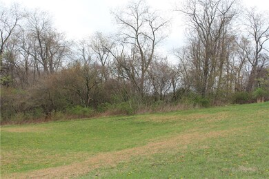 wooded area behind the property