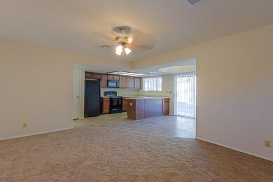 Living room to kitchen