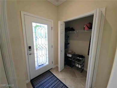 nice-sized closet at entry area