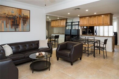 living and kitchen view