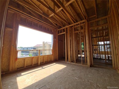 Unit in framing - Bedroom w/ large East facing win
