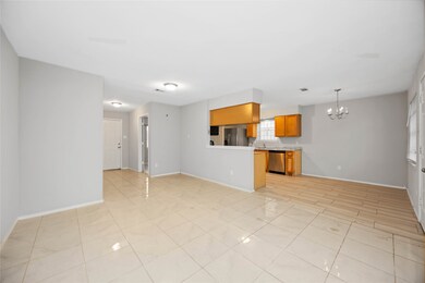 Living area and breakfast nook