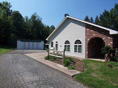 Exterior Front. This home has low maintenance bric