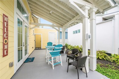 Large patio spaces expand outdoor living