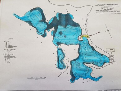 Lake map with location