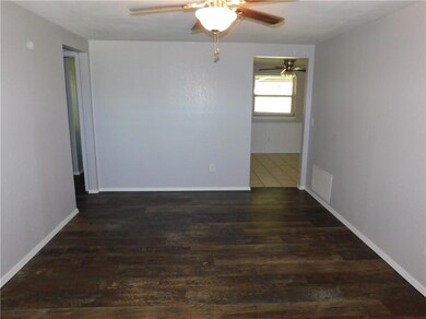 Living room from front door