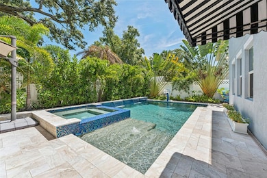 Custom Pool with spa