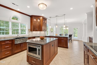 Open view of kitchen