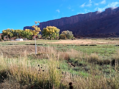 View of mountain background with rural landscape