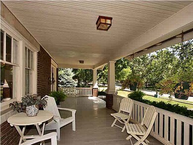 Delightful front porch just waiting for you to enj