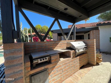 COVERED GRILLING BBQ AREA
