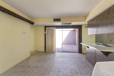 Kitchen area opens to Private Courtyard