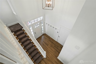 Stairway and entryway from Loft