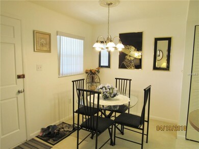 Dining area - window has been replaced.