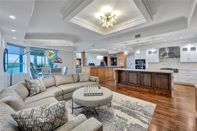 Family room open living with renovated kitchen.