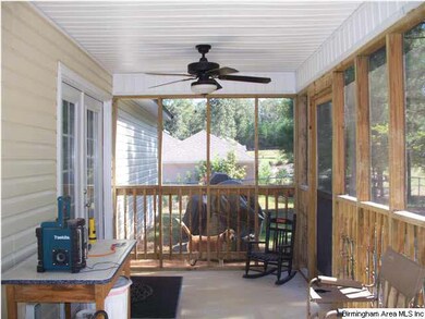 Very nice screened in back porch