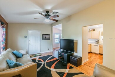 Vaulted ceilings create the feel of volume and spa