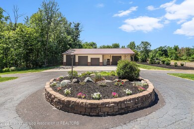 Driveway and Barn