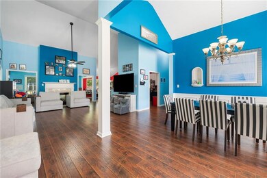 View of open floor plan as you enter home.