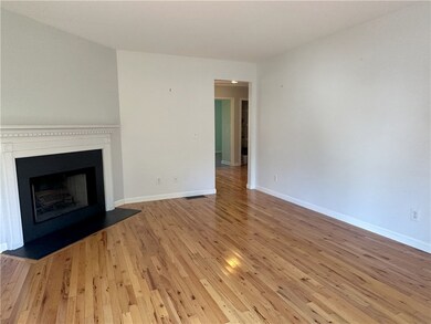 Fireplace, hardwood floors