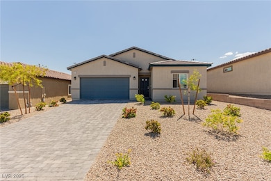 Single story home with stucco siding, decorative d