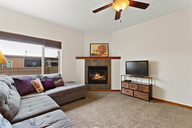 Cozy Gas Fireplace