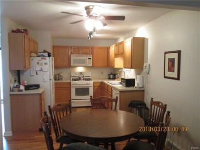 Dining area and kitchen