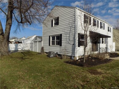 Side View towards Garage