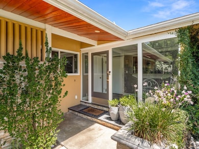 Unique Glass Front Door and Entry