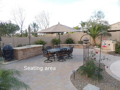 backyard seating area