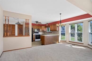 Dining area with loads of natural light