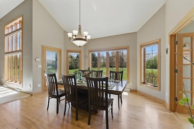 Dining Area Opens to Great Rm