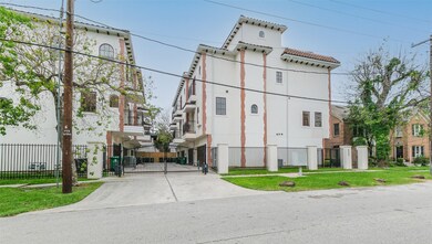 A street level view of Unit A. The complex shares