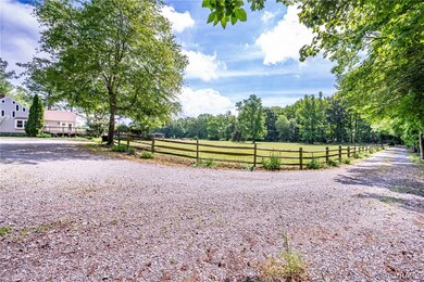 View to fenced pasture