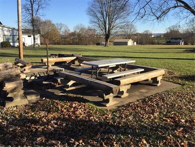 Firepit and outdoor entertaining area