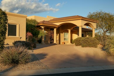 Western View of Front of Home
