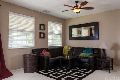 Large Family Room with Ceiling Fan