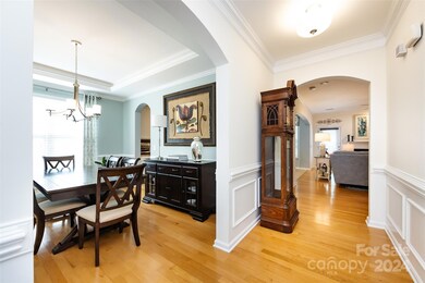 Picture frame and crown molding for an elegant entrance!