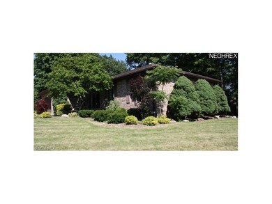Side view. This home is close to major highways an