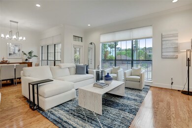 The large living/family room provides ample seatin
