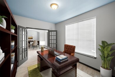 Study - view 1 - virtually staged