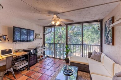 Large enclosed balcony currently being used as an